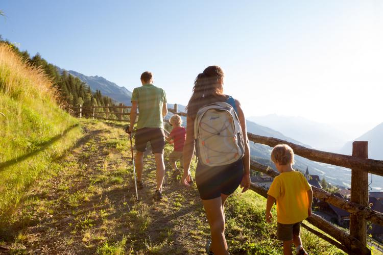 Wandern mit der Familie in Südtirol
